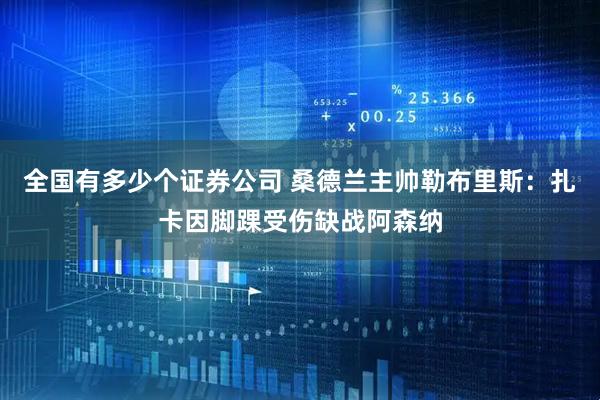 全国有多少个证券公司 桑德兰主帅勒布里斯：扎卡因脚踝受伤缺战阿森纳